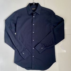 Medium Black Zara Man Buttoned Shirt
